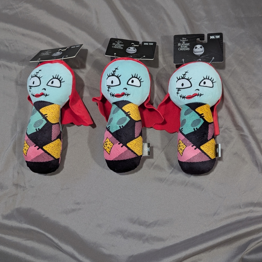 Disney Patchwork Sally Plush Toy - Red, Blue, Yellow